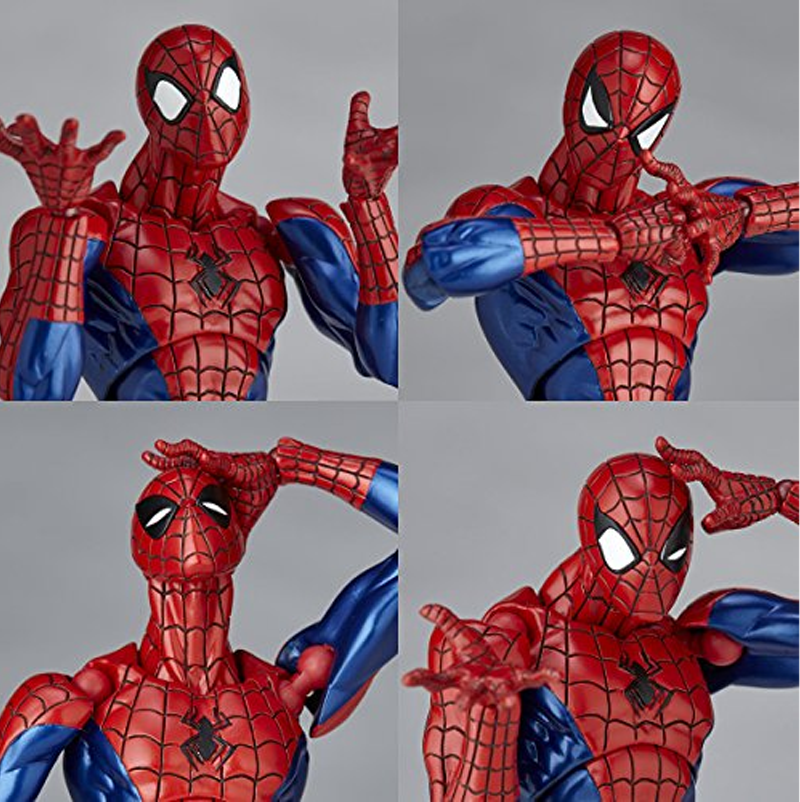 Illustration for article titled Ridiculously Poseable Spider-Man Figure Basically Does Whatever a Spider Can